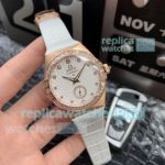 Swiss Copy Omega Constellation White Dial Ladies Diamond Watch 35mm